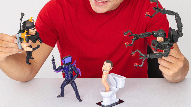Amazon.com: SKIBIDI Toilet Deluxe Figure - Series 2, 6